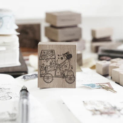 Black Milk Project - Stamp - Girl on Cart