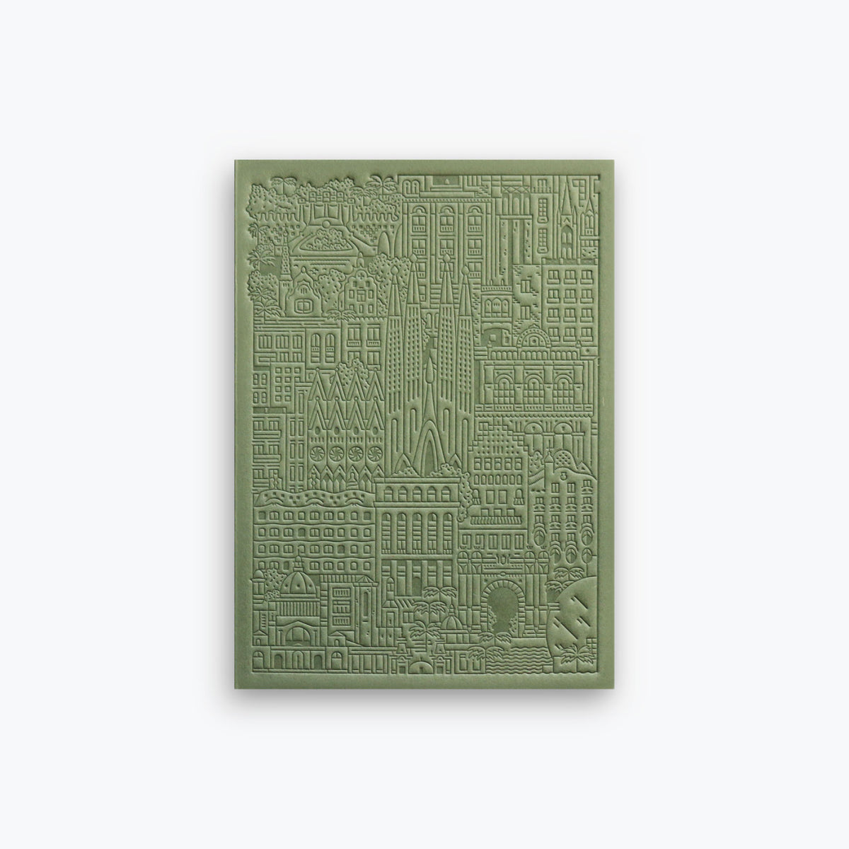 The City Works - Notebook - Barcelona - B6 - Green