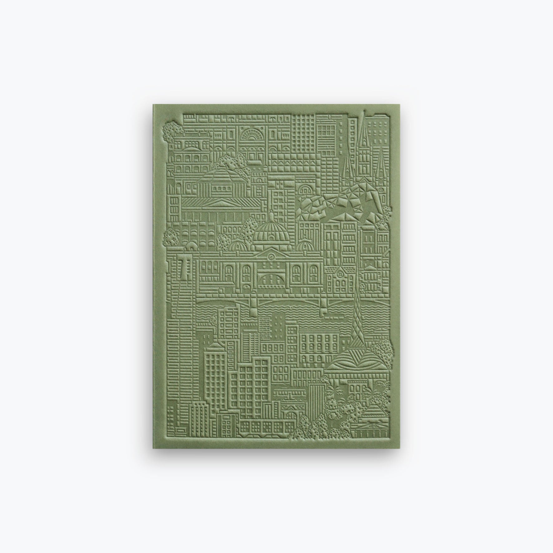 The City Works - Notebook - Melbourne - B6 - Green