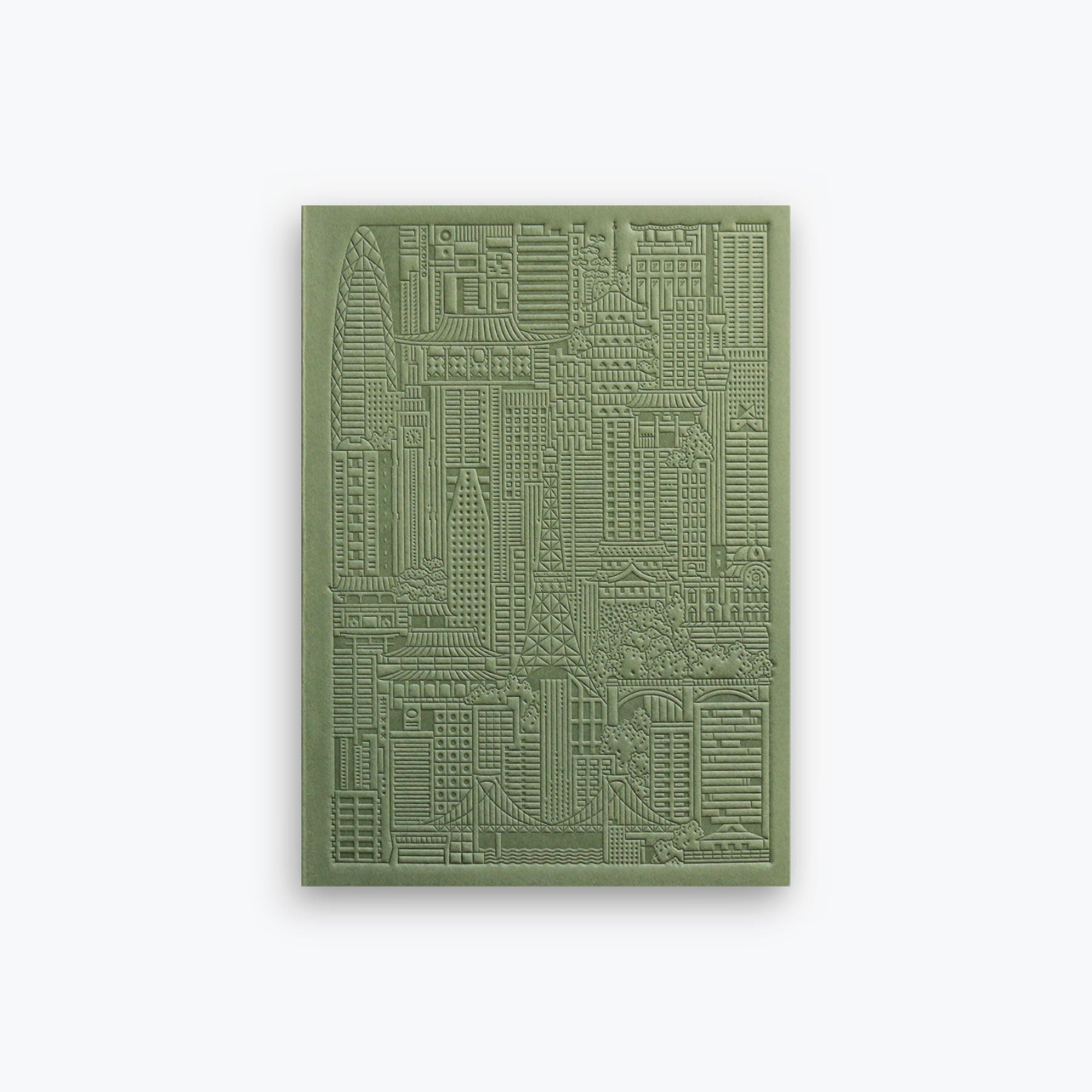 The City Works - Notebook - Tokyo - B6 - Green