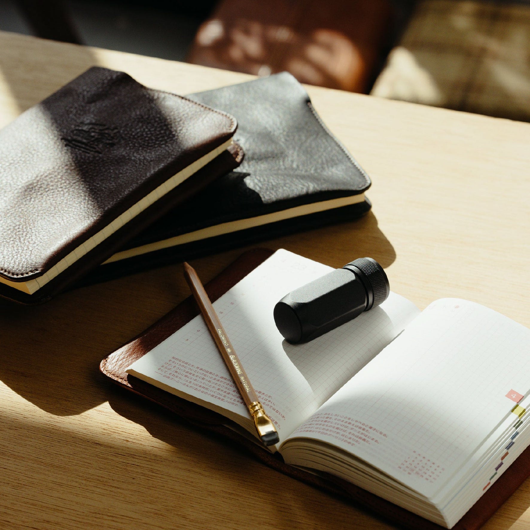 The Superior Labor - Notebook Cover - Oil Leather - B6 - Black