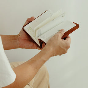 The Superior Labor - Notebook Cover - Oil Leather - A6 - Dark Brown