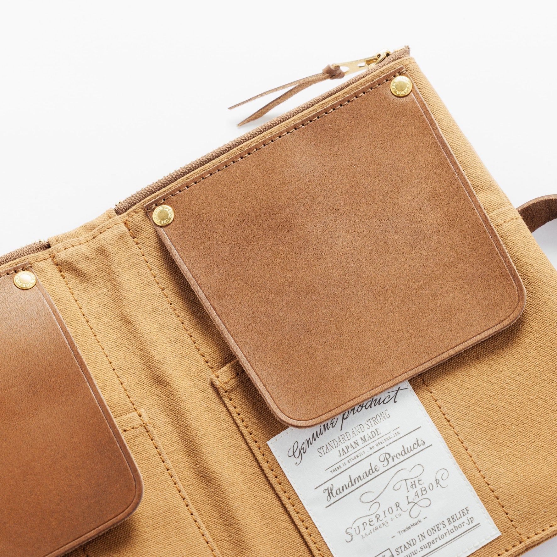 The Superior Labor - Pen Case - Paraffin Canvas - Brown