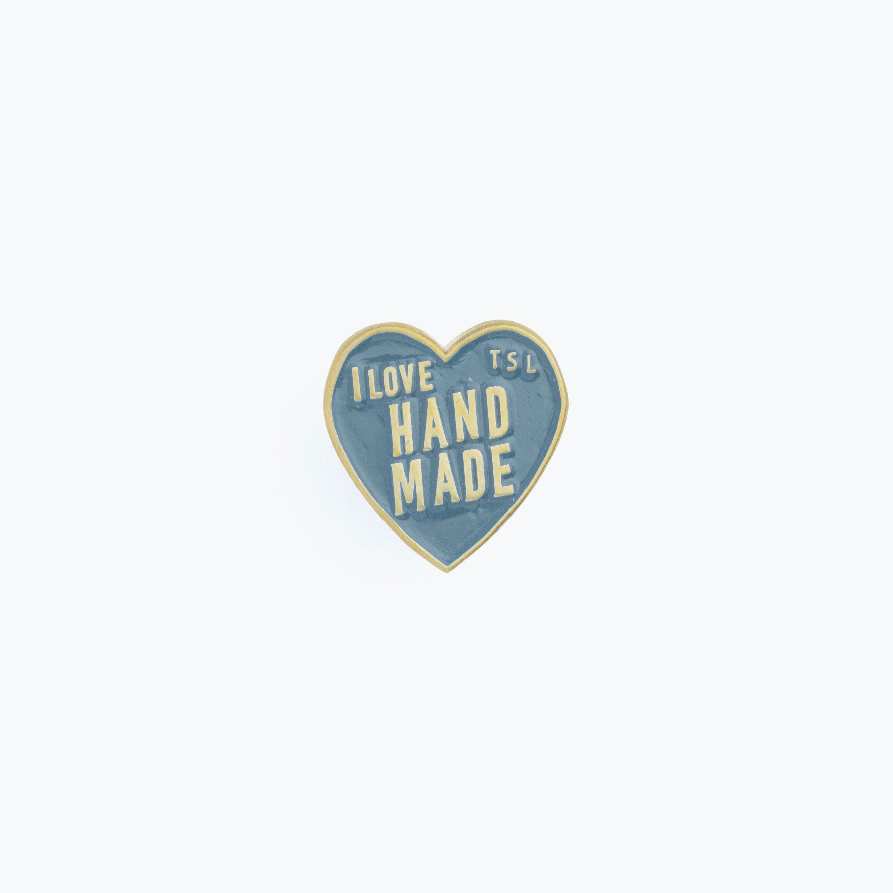 The Superior Labor - Pin - Heart Logo - Blue Gray