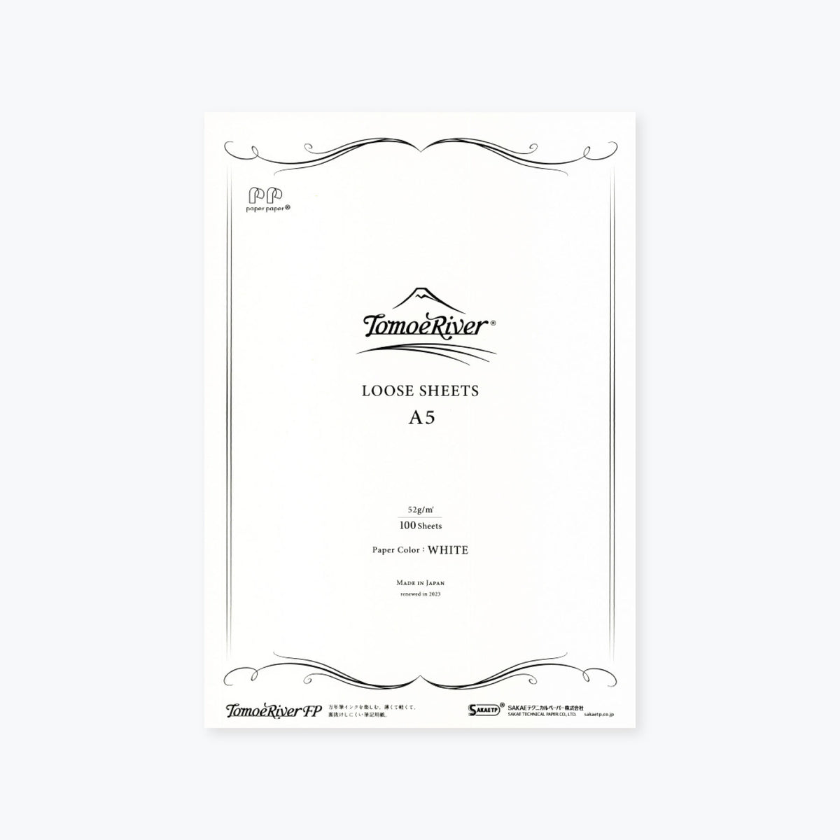 Tomoe River - Loose Sheets - 52gsm - A5 - White - Plain