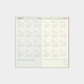 Traveler's Company - 2025 Diary - Insert - Regular - Weekly+Memo