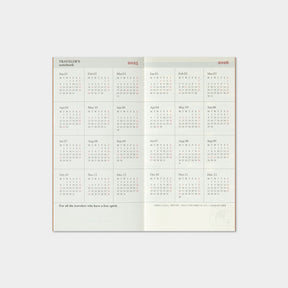 Traveler's Company - 2025 Diary - Insert - Regular - Monthly