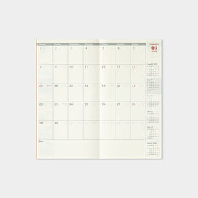 Traveler's Company - 2025 Diary - Insert - Regular - Monthly