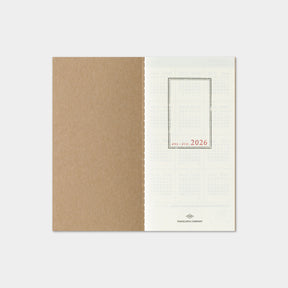 Traveler's Company - 2026 Diary - Insert - Regular - Weekly+Memo
