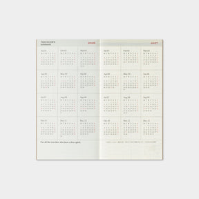 Traveler's Company - 2026 Diary - Insert - Regular - Weekly+Memo