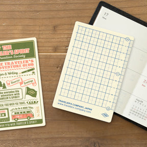 Traveler's Company - 2026 Diary - Insert - Passport - Backing Sheet
