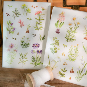 Meow Illustration - Planner Sticker - A Year Of Blossom