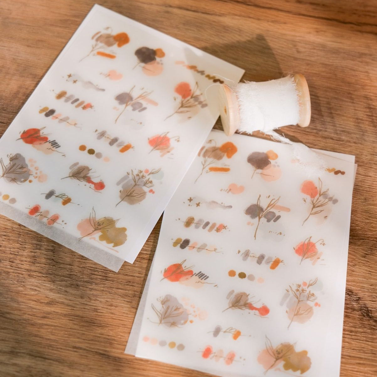 Meow Illustration - Planner Sticker - Rosewood