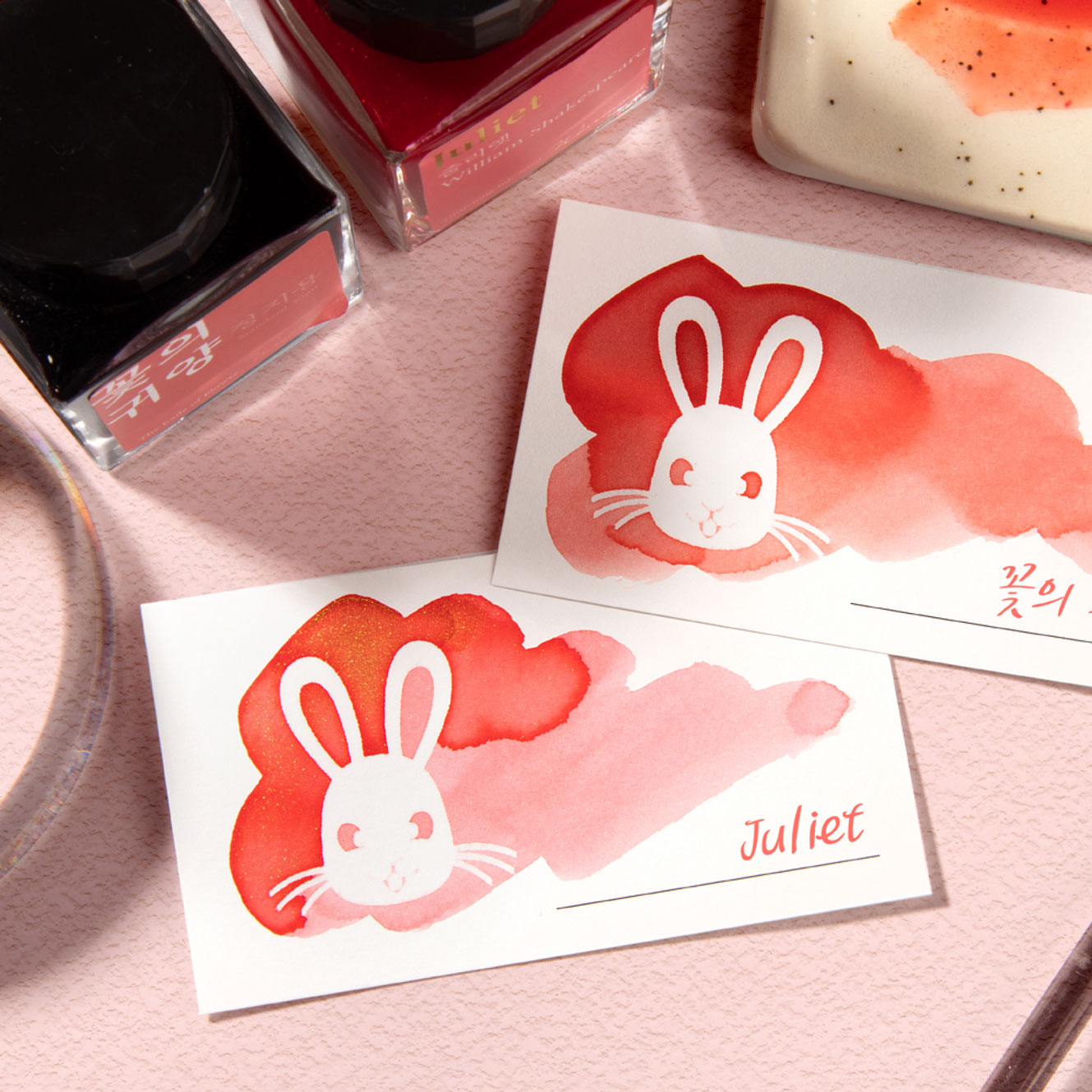 Wearingeul - Ink Swatch Cards - Rabbit <Outgoing>