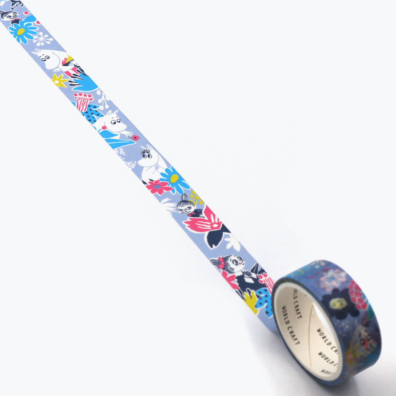 World Craft - Washi Tape - Moomin - Flower Blue