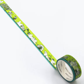 World Craft - Washi Tape - Moomin - Green Border