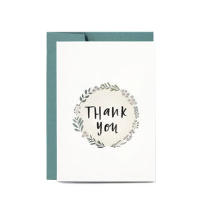 In the Daylight - Card - Thank You - Wreath