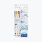 Zebra - Highlighter Set - Mildliner No Moto - Mild Blue