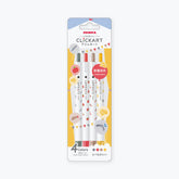 Zebra - Marker - Clickart - Yurukawa - Set of 4 - Food