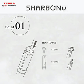 Zebra - Multi Pen - Sharbo Nu - 3 in 1 - White