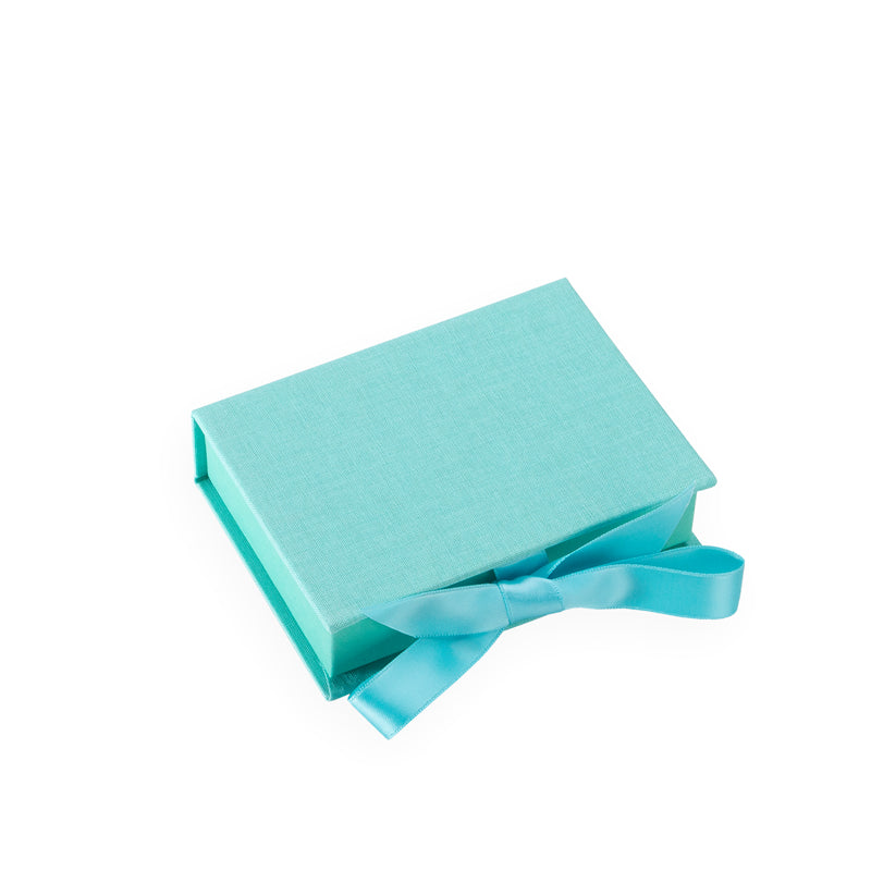 Bookbinders Design - Box - A6 + Silk Ribbon - Crystal Blue