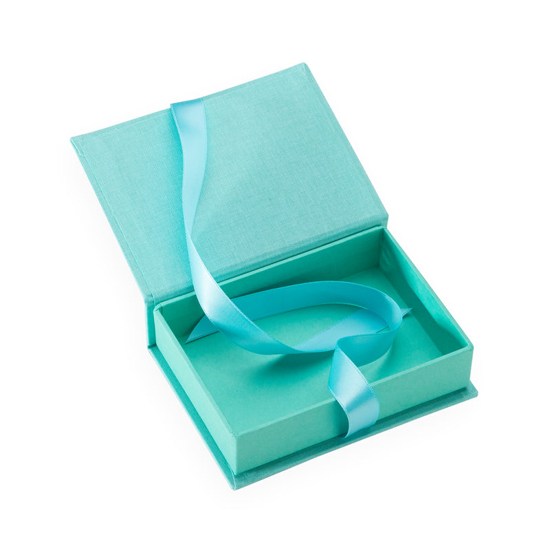 Bookbinders Design - Box - A6 + Silk Ribbon - Crystal Blue