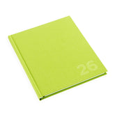 Bookbinders Design - 2026 Diary - Hardcover - Regular - Apple Green