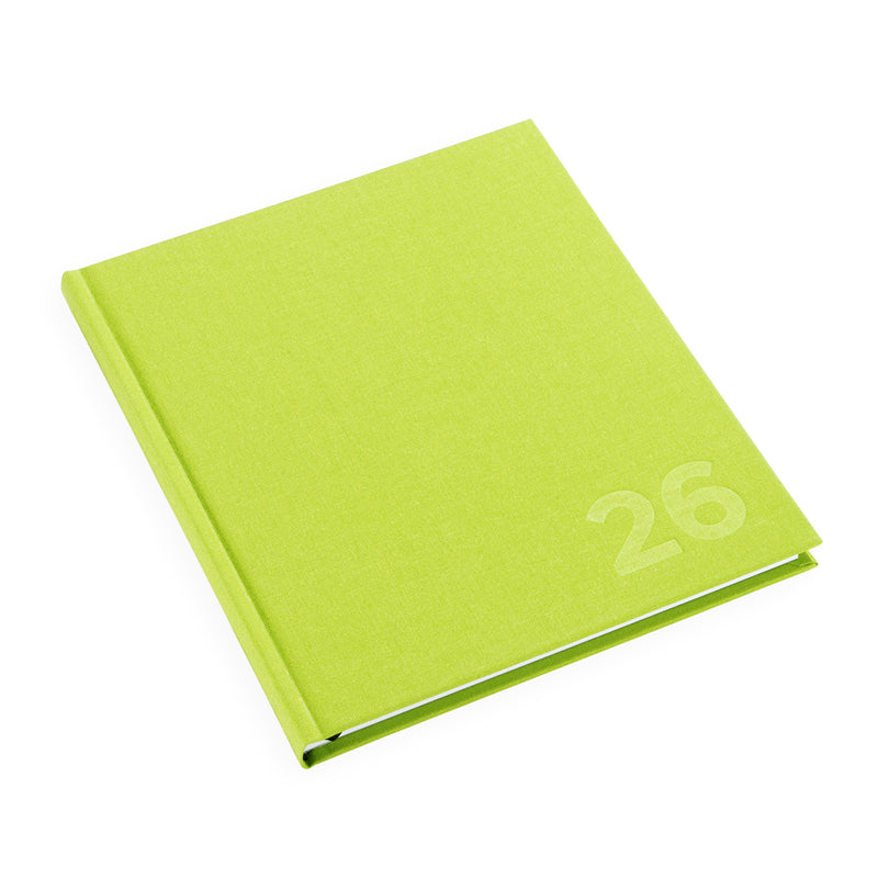 Bookbinders Design - 2026 Diary - Hardcover - Regular - Apple Green