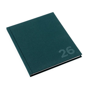 Bookbinders Design - 2026 Diary - Hardcover - Regular - Northern Light Green