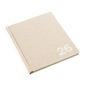 Bookbinders Design - 2026 Diary - Hardcover - Regular - Sandbrown