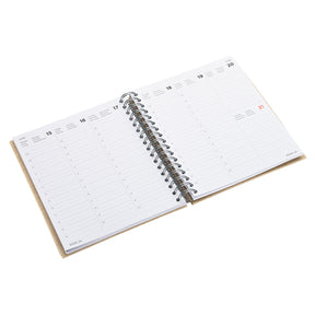 Bookbinders Design - 2026 Diary - Wire-O - Small - Sandbrown