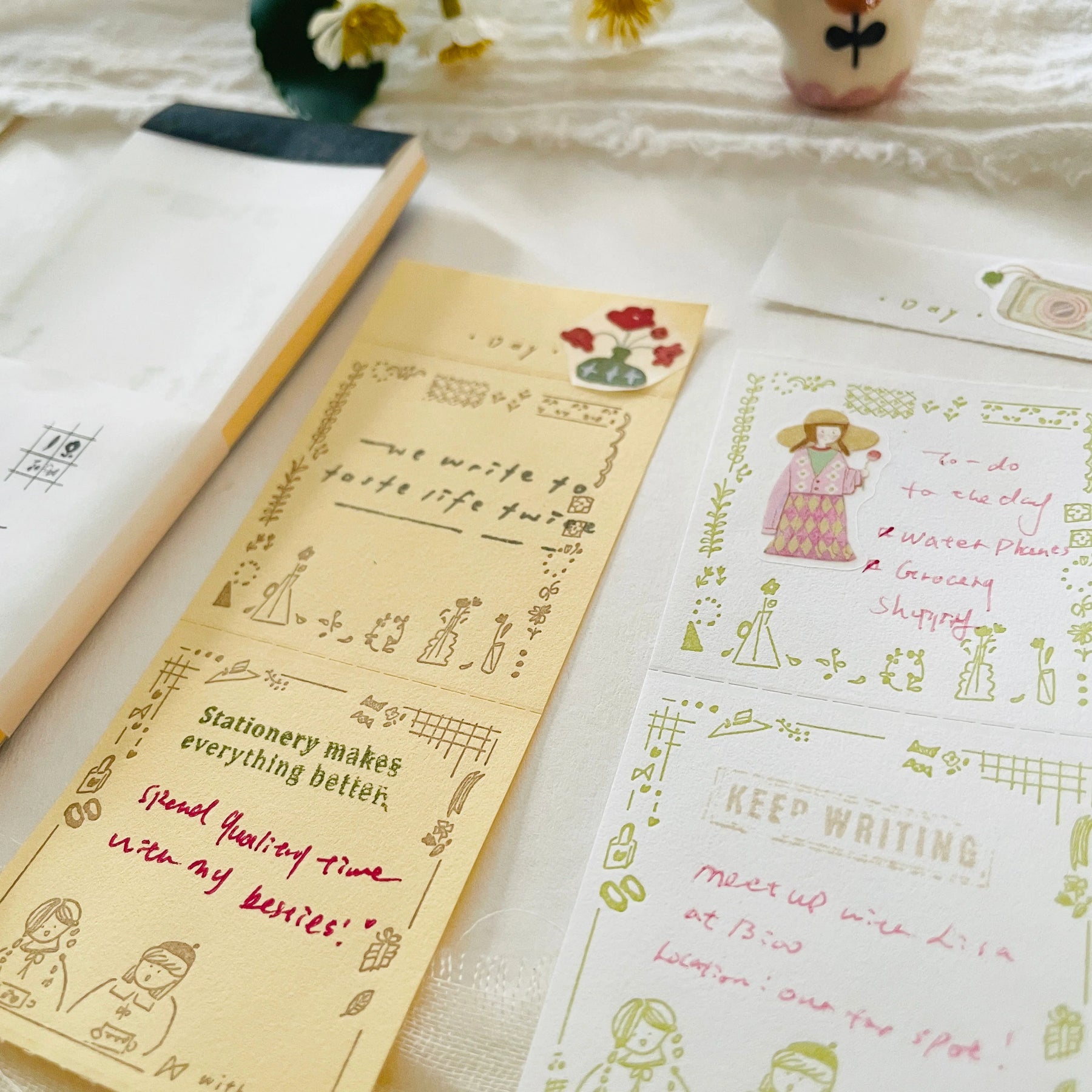 Niconeco Zakkaya - Notepad - Letterpress Label Book Day