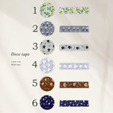 Pion - Washi Tape -Deco Tapes (1 - 6)
