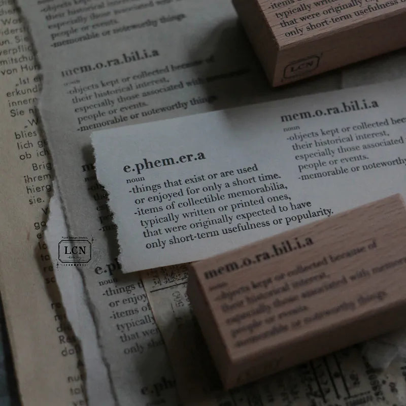 LCN Design Studio - Stamp - Ephemera