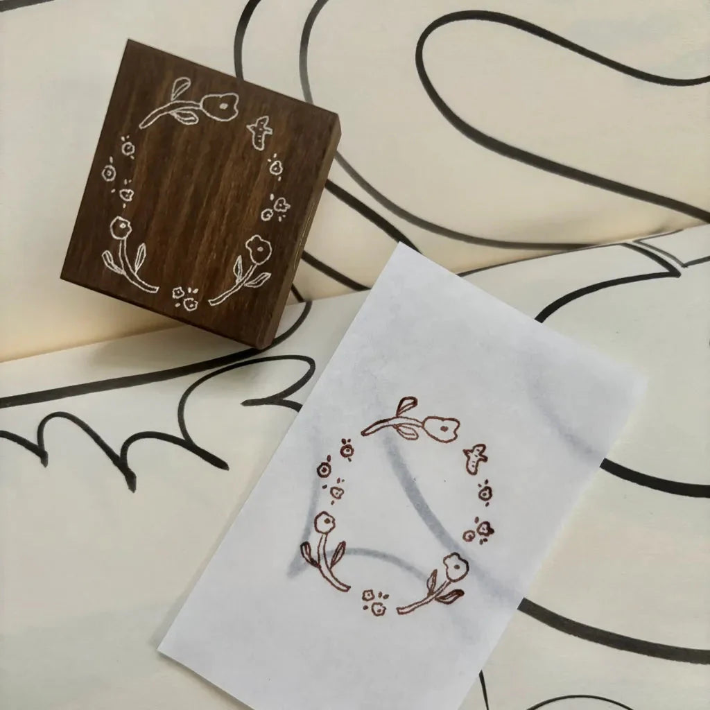 Pion - Stamp - Egg Flower