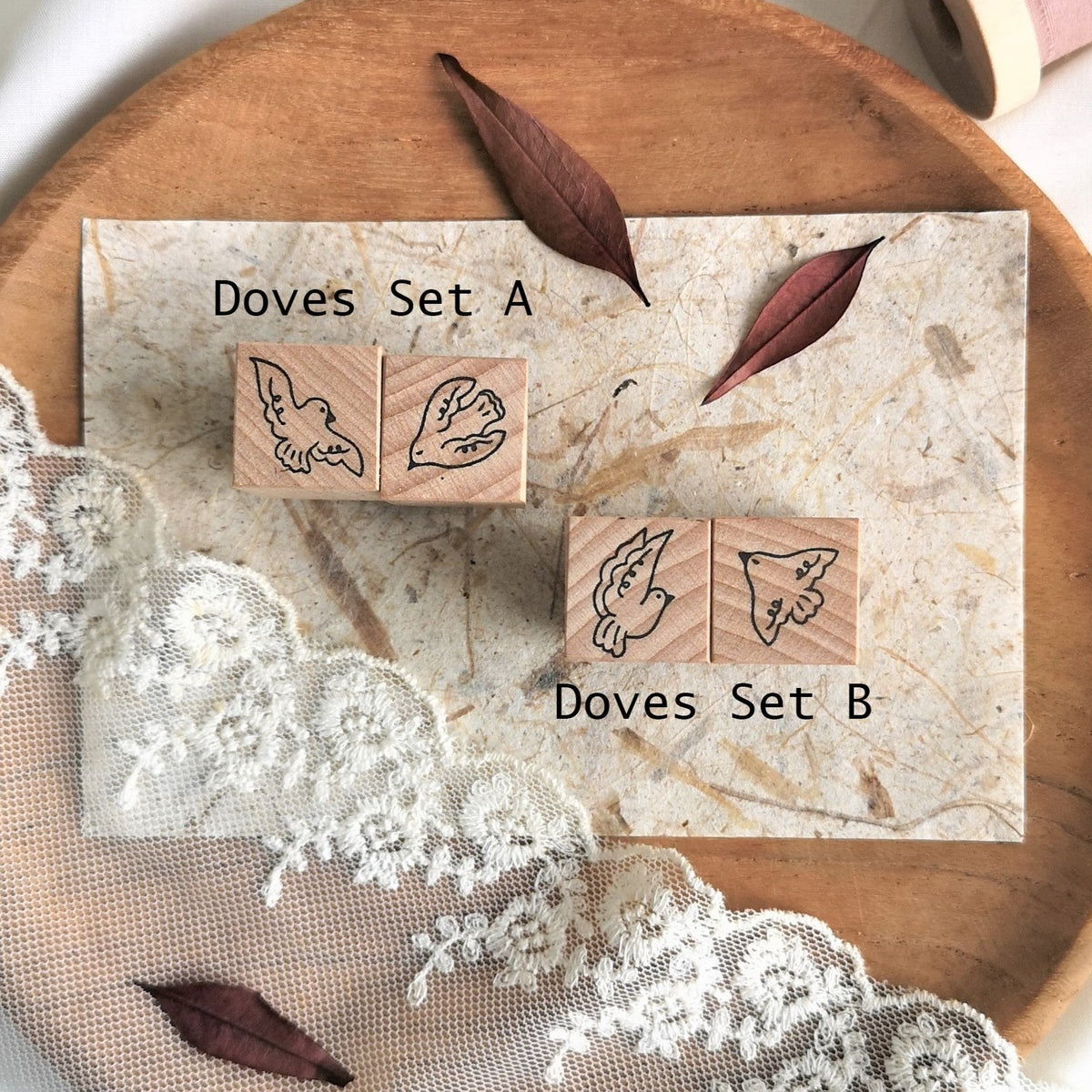 Eileen Tai - Stamp - Doves Set B