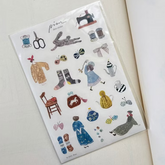 Pion - Planner Sticker - Fabric