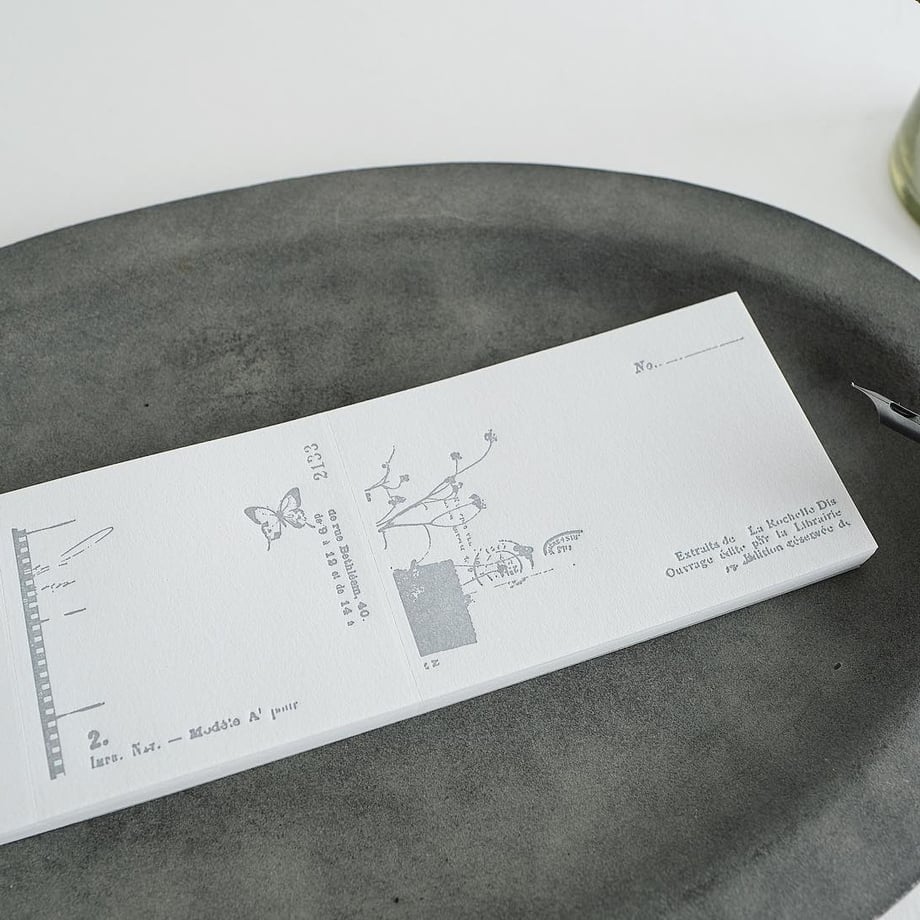 Yohaku - Notepad - Memo Pad - Nostalgy Grey