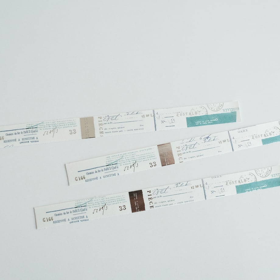 Yohaku - Washi Tape - Shirakabanomori (Foil Stamped)