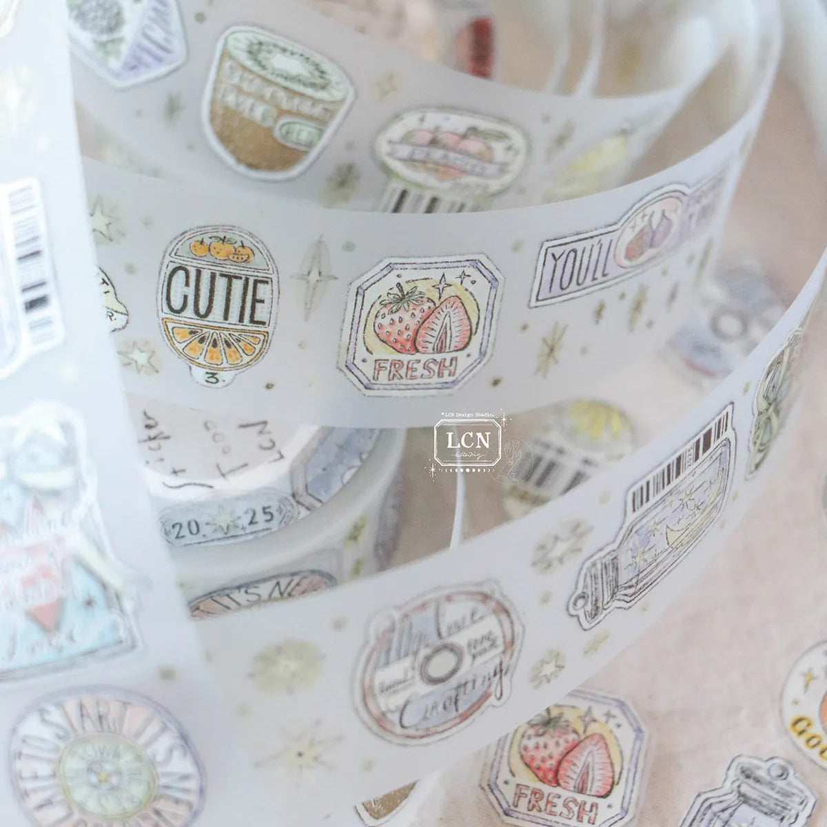 LCN Design Studio - Washi Tape - Sticker Club Life (PET)