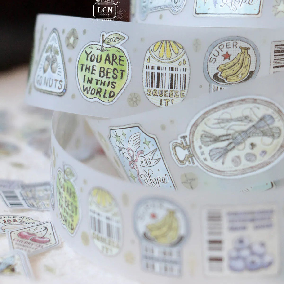 LCN Design Studio - Washi Tape - Sticker Club Life (PET)