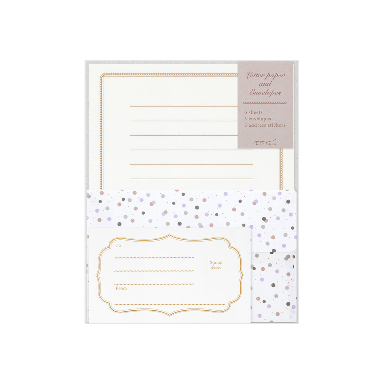 Midori - Letter Set - Dots