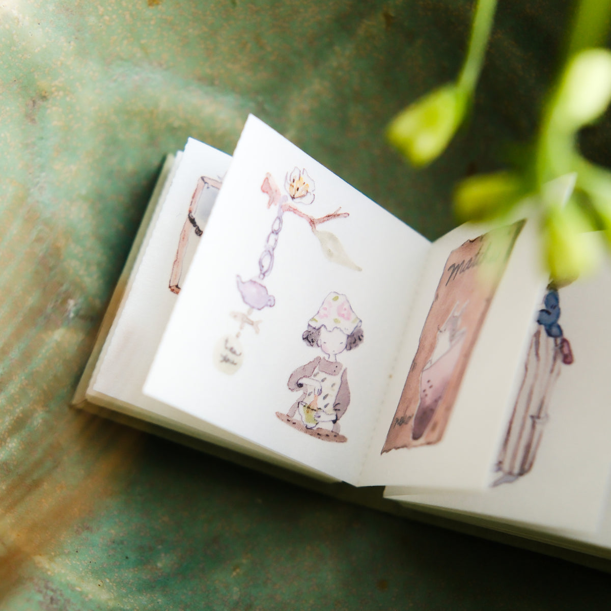 TeaYou - Planner Sticker - Neko Matcha (Book)