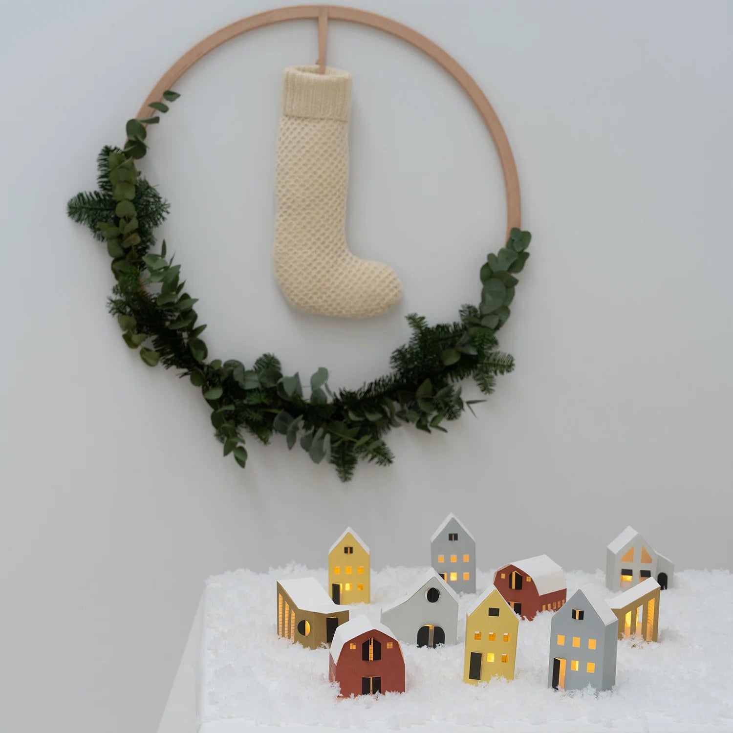 Jurianne Matter - Ornament - Nook Tiny Houses (Natural)