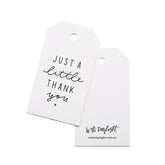 In the Daylight - Gift Tags - Pack of 5 - Just a Little Thank You