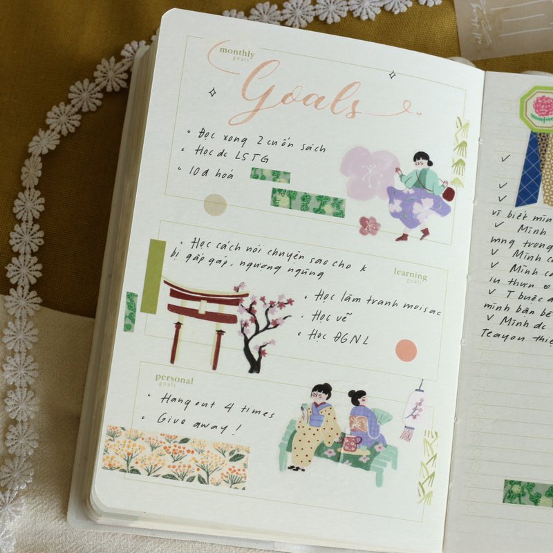 TeaYou - Washi Tape - Spring Fairies (PET) (Copy)