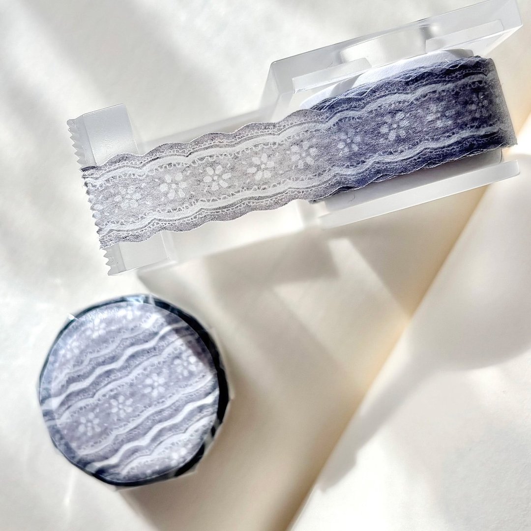 Pion - Washi Tape - Gray (Shaped)