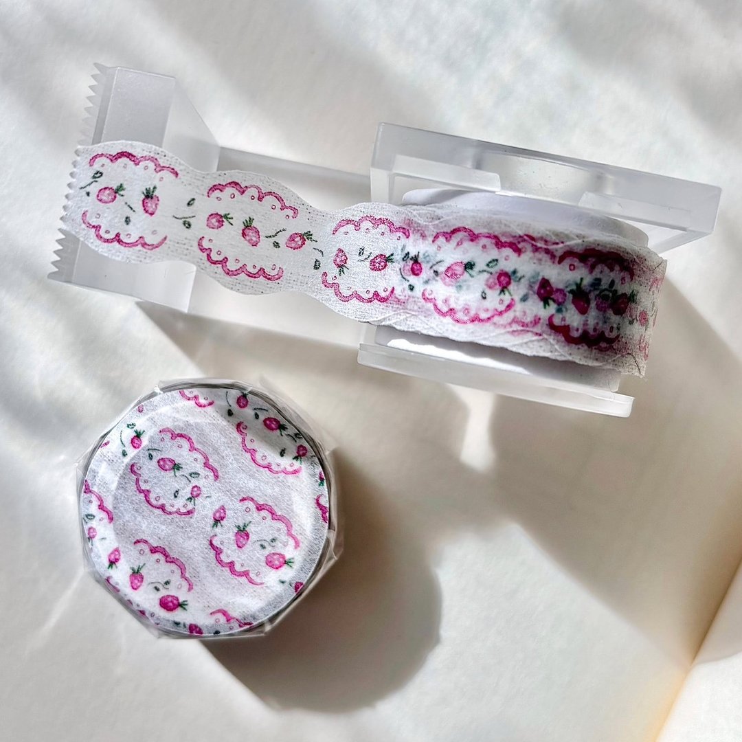 Pion - Washi Tape - Strawberry (Shaped)