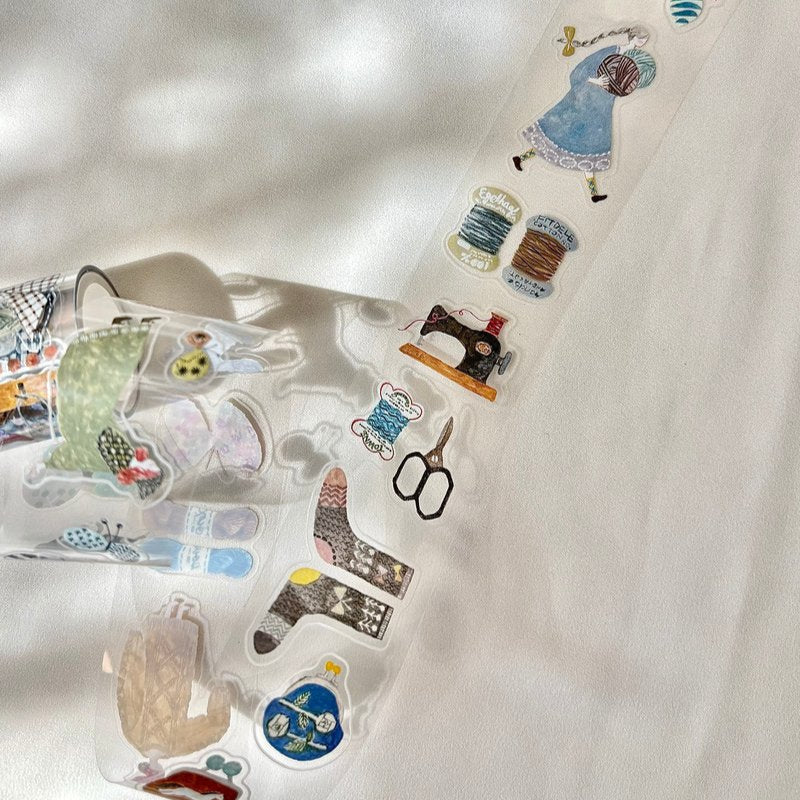 Pion - Washi Tape - Fabric (Pre-Cut Glossy PET)