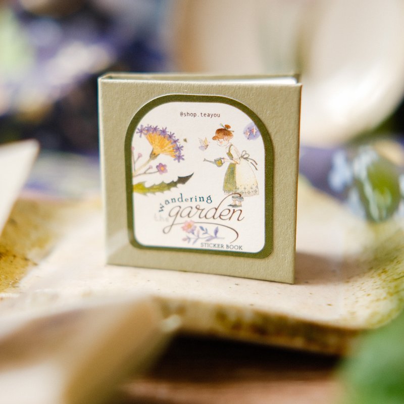 TeaYou - Planner Sticker - The Wandering Garden (Book)